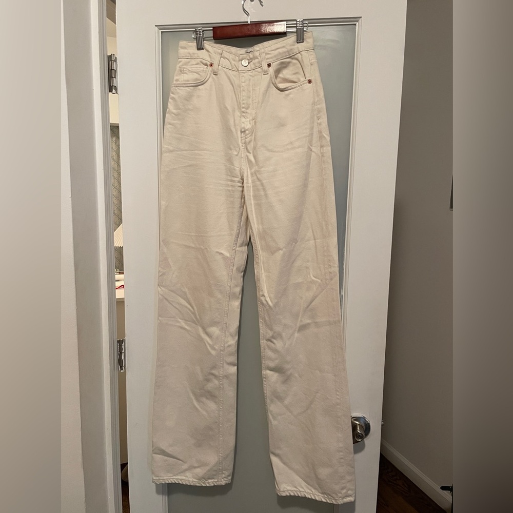 Reformation Cream Jeans
